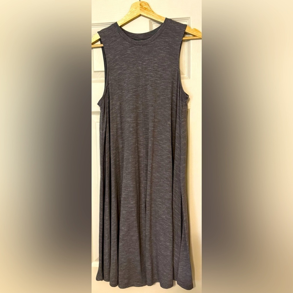 Silver grey pull over dress